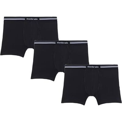 Abanderado Pack de 3 Boxers Con Cinturilla Extra Suave Boxer Briefs Homme XL Abanderado Pack de 3 Boxers Con Cinturilla Extra Suave Boxer Briefs Homme XL