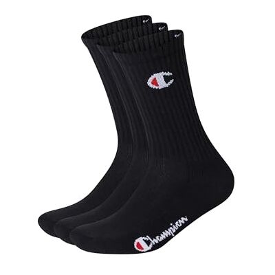 Champion Kousenbeschermers & sokken (3 stuks) uniseks, zwart, 35-38 35-38 Champion Kousenbeschermers & sokken (3 stuks) uniseks, zwart, 35-38 35-38