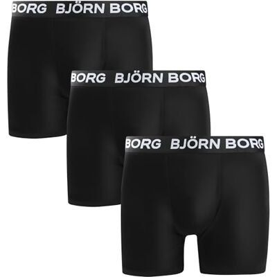 Björn Borg Set van 3 sportboxershorts van microvezel voor heren Björn Borg Set van 3 sportboxershorts van microvezel voor heren