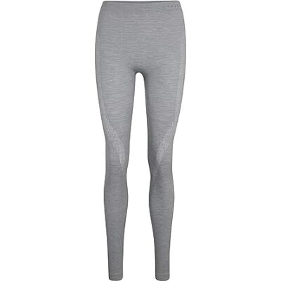 Falke Wool-Tech Long M TI wol, sneldrogend, 1 stuk, onderlaag voor heren, grijs (Grey-Heather 3757), M Falke Wool-Tech Long M TI wol, sneldrogend, 1 stuk, onderlaag voor heren, grijs (Grey-Heather 3757), M