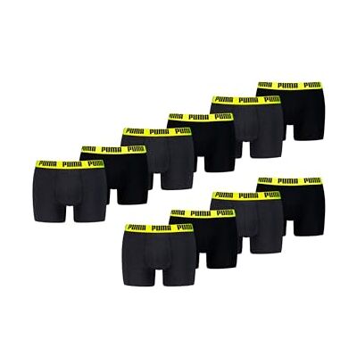 Puma Set van 10 stretch boxershorts voor heren XL Puma Set van 10 stretch boxershorts voor heren XL