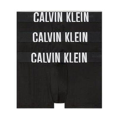 Calvin Klein Set van 3 boxershorts voor heren, zwart (zwart, zwart, zwart), S S Calvin Klein Set van 3 boxershorts voor heren, zwart (zwart, zwart, zwart), S S