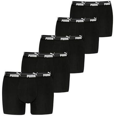 Puma Men Bold Logo Boxer (5 stuks) voor heren, zwart, XL XL Puma Men Bold Logo Boxer (5 stuks) voor heren, zwart, XL XL
