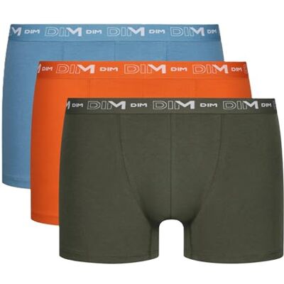 DIM. Boxershort van katoen met stretch, ademend, optimale pasvorm, voor heren, 3 stuks XXL DIM. Boxershort van katoen met stretch, ademend, optimale pasvorm, voor heren, 3 stuks XXL