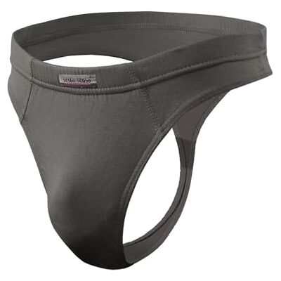 sesto senso Heren String Sexy String Micromodal 1-3 Pack Tanga Slips, grijs., L L sesto senso Heren String Sexy String Micromodal 1-3 Pack Tanga Slips, grijs., L L