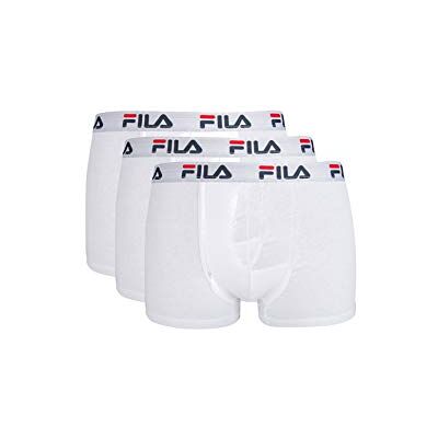 Fila FU5016/3 Boxershorts voor heren, set van 3, maat L, wit Fila FU5016/3 Boxershorts voor heren, set van 3, maat L, wit