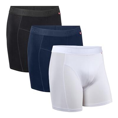 DANISH ENDURANCE Katoenen boxershorts voor heren, biologisch katoen, elastisch ondergoed, klassieke pasvorm, verpakking van 3 of 6, 3XL 3XL DANISH ENDURANCE Katoenen boxershorts voor heren, biologisch katoen, elastisch ondergoed, klassieke pasvorm, verpakking van 3 of 6, 3XL 3XL