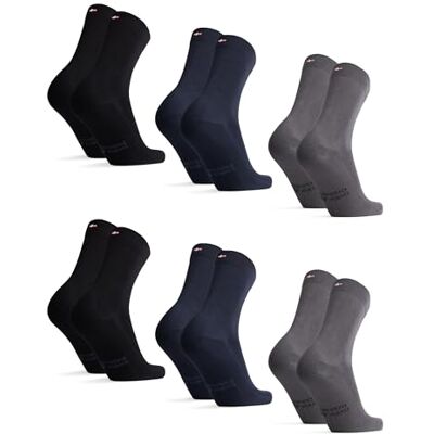 DANISH ENDURANCE Bamboesokken, 3 stuks, meerkleurig (2 x zwart, 2 x grijs, 2 x marineblauw), 48-51 48-51 DANISH ENDURANCE Bamboesokken, 3 stuks, meerkleurig (2 x zwart, 2 x grijs, 2 x marineblauw), 48-51 48-51
