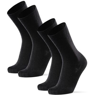 DANISH ENDURANCE Wandelsokken van merinowol, anti-blisters, 2 stuks, zwart, 43-47 43-47 DANISH ENDURANCE Wandelsokken van merinowol, anti-blisters, 2 stuks, zwart, 43-47 43-47