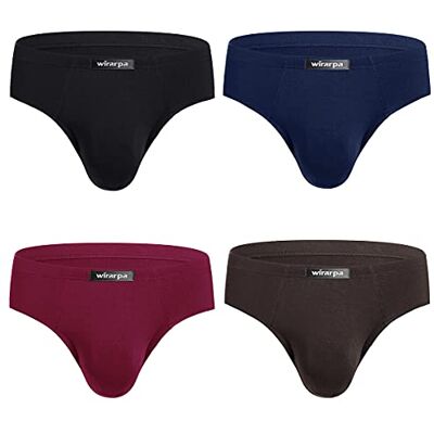 wirarpa Modal slip voor heren Zacht microvezel ondergoed Zonder voorkant Zijdeachtig gevoel Overdekte riem Multipack, Veelkleurig Set van 4, XL XL wirarpa Modal slip voor heren Zacht microvezel ondergoed Zonder voorkant Zijdeachtig gevoel Overdekte riem Multipack, Veelkleurig Set van 4, XL XL