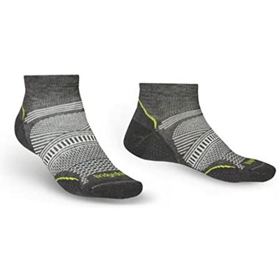 Bridgedale HIKE Ultralight T2 Coolmax Performance halfhoge herensokken, grafiet Bridgedale HIKE Ultralight T2 Coolmax Performance halfhoge herensokken, grafiet