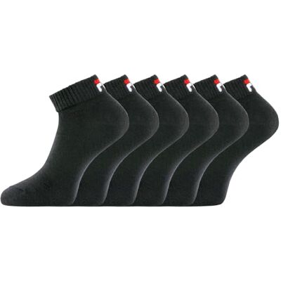 Fila Fi/1/Qtx6/F9300 Herensokken (6 stuks), F9300 zwart 43-46 Fila Fi/1/Qtx6/F9300 Herensokken (6 stuks), F9300 zwart 43-46
