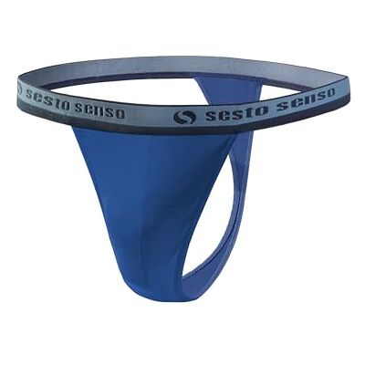 sesto senso Heren G-string ondergoed katoenen sportstrings 1 stuk maat L donkerblauw donkerblauw L sesto senso Heren G-string ondergoed katoenen sportstrings 1 stuk maat L donkerblauw donkerblauw L