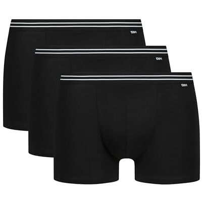 DIM. Eco X3 boxershorts voor heren, katoen, stretch, 3 stuks, zwart., 3XL 3XL DIM. Eco X3 boxershorts voor heren, katoen, stretch, 3 stuks, zwart., 3XL 3XL
