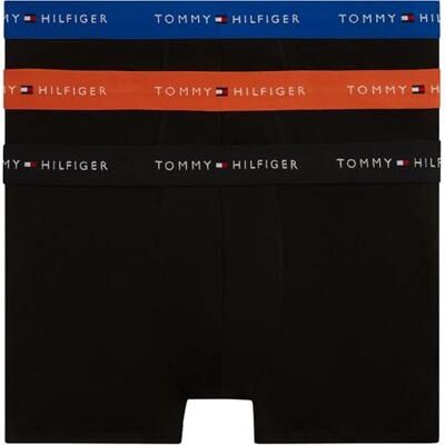 Tommy Hilfiger 3p Trunk Wb Um0um03890 Herenkoffer, Blauw (Reg Blu/Bon Org/Blk), S S Tommy Hilfiger 3p Trunk Wb Um0um03890 Herenkoffer, Blauw (Reg Blu/Bon Org/Blk), S S
