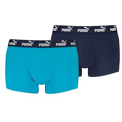 Puma Elements Set van 2 boxershorts voor heren, combo blauw, S S Puma Elements Set van 2 boxershorts voor heren, combo blauw, S S