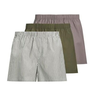 Jack & Jones Jacmilano Woven Boxers 3 Pack Noos Jacmilano Set van 3 geweven boxershorts voor heren (3 stuks), Olijfgroen, XXL XXL Jack & Jones Jacmilano Woven Boxers 3 Pack Noos Jacmilano Set van 3 geweven boxershorts voor heren (3 stuks), Olijfgroen, XXL XXL