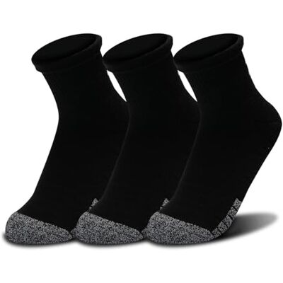 Under Armour Ua Heatgear Qtr 3 stuks uniseks sokken Under Armour Ua Heatgear Qtr 3 stuks uniseks sokken