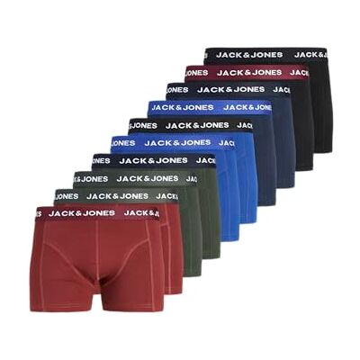 Jack & Jones Jacsolid Trunks 10 stuks Noos boxershorts voor heren (10 stuks) XL Jack & Jones Jacsolid Trunks 10 stuks Noos boxershorts voor heren (10 stuks) XL
