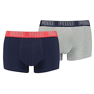 Puma Basic Trunk 2P C: Blauw/Grijs Melange_ T: M Puma Basic Trunk 2P C: Blauw/Grijs Melange_ T: M