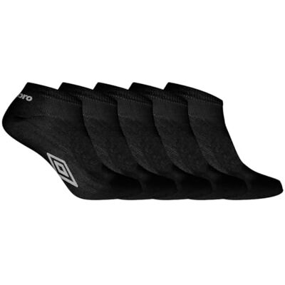 Umbro Sportsokken voor dames en heren, 43-46, 5 stuks, zwart 43-46 Taille courte Umbro Sportsokken voor dames en heren, 43-46, 5 stuks, zwart 43-46 Taille courte