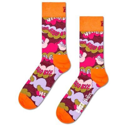 Happy Socks Exclusieve Beatles Sock Gift Set in Box- Muziekthema voor Mannen en Vrouwen Collection Beatles, bleu avec inscription, longueur crew, unisexe, sous licence officielle 41-46 Happy Socks Exclusieve Beatles Sock Gift Set in Box- Muziekthema voor Mannen en Vrouwen Collection Beatles, bleu avec inscription, longueur crew, unisexe, sous licence officielle 41-46