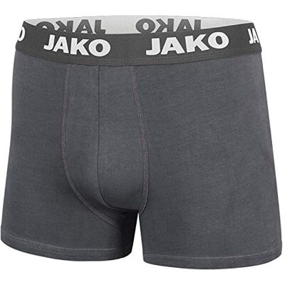 JAKO Basic boxershorts voor heren, antraciet, XXL JAKO Basic boxershorts voor heren, antraciet, XXL