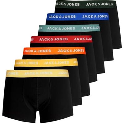Jack & Jones Korte Shorts Katoen XL 7 Pack Zwart XL Jack & Jones Korte Shorts Katoen XL 7 Pack Zwart XL