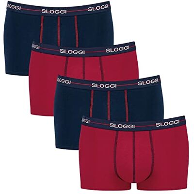 Sloggi heren ondergoed (2 stuks), 4 x Blue Dark Combination XXL Sloggi heren ondergoed (2 stuks), 4 x Blue Dark Combination XXL