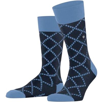 Burlington Ferry Road M So fantasiewol, 1 paar, herensokken, marineblauw 6120, 40-46 40-46 Burlington Ferry Road M So fantasiewol, 1 paar, herensokken, marineblauw 6120, 40-46 40-46