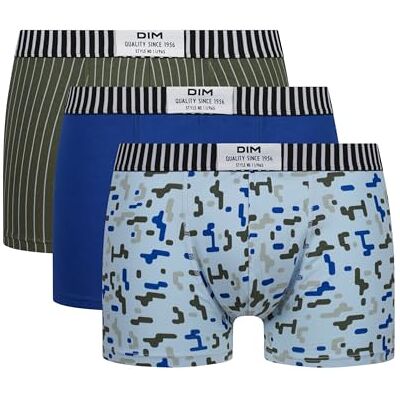 DIM. Boxershorts voor heren, katoen, stretch, X3, boxershorts voor heren (3 stuks), Meerkleurig, M M DIM. Boxershorts voor heren, katoen, stretch, X3, boxershorts voor heren (3 stuks), Meerkleurig, M M
