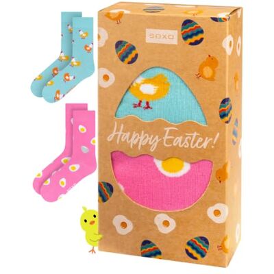 soxo Pasen Sokken Vrouwen Grappig Cadeau Heren Fantasie Sok Cadeau-idee 35-40 Pasen Vrouwen 2 paar 35-40 soxo Pasen Sokken Vrouwen Grappig Cadeau Heren Fantasie Sok Cadeau-idee 35-40 Pasen Vrouwen 2 paar 35-40