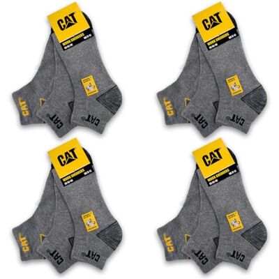 CAT Erpillar 12 paar werksneakers en werksokken, maten 39-50, 12 paar grijs melange, 43-45 EU 43-45 CAT Erpillar 12 paar werksneakers en werksokken, maten 39-50, 12 paar grijs melange, 43-45 EU 43-45