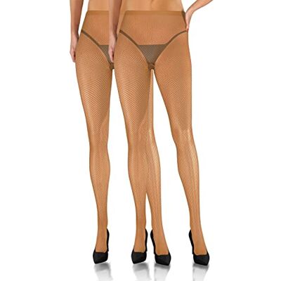 sesto senso 2 paar netpanty's, kleine gaten, netkousen, hoge taille, slipje, deel netstof XL-XXL grande taille sesto senso 2 paar netpanty's, kleine gaten, netkousen, hoge taille, slipje, deel netstof XL-XXL grande taille