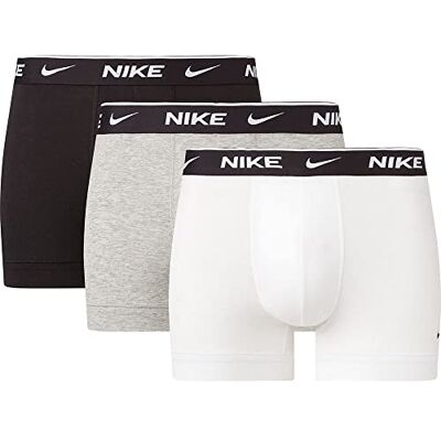 Nike Trunk boxershorts voor heren, wit/grijs/zwart Nike Trunk boxershorts voor heren, wit/grijs/zwart