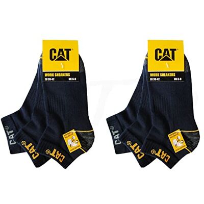 CAT Erpillar Work Sneaker Werksokken 6 paar, keuze uit maten 39-50, 39-42 EU 39-42 CAT Erpillar Work Sneaker Werksokken 6 paar, keuze uit maten 39-50, 39-42 EU 39-42