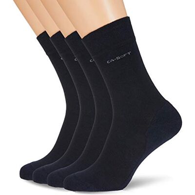 Camano Sokken (4 stuks) heren, blauw (Navy 0004), 39-42 EU 39-42 Camano Sokken (4 stuks) heren, blauw (Navy 0004), 39-42 EU 39-42