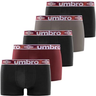 Umbro Boxer Umb/1/Bcx5/Class Boxershorts voor heren (set van 5 stuks), Meerkleurig S Umbro Boxer Umb/1/Bcx5/Class Boxershorts voor heren (set van 5 stuks), Meerkleurig S