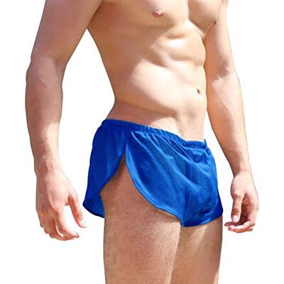 Alivebody Heren Losse Slips Boxer Shorts Mannelijke Engrener Sexy Ondergoed, Blauw XL Alivebody Heren Losse Slips Boxer Shorts Mannelijke Engrener Sexy Ondergoed, Blauw XL