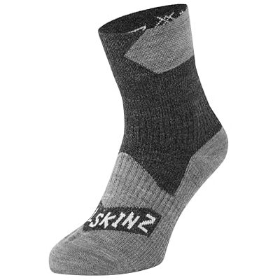 SEALSKINZ Uniseks waterdichte sokken voor alle seizoenen, grijs/grijs gemêleerd, maat S SEALSKINZ Uniseks waterdichte sokken voor alle seizoenen, grijs/grijs gemêleerd, maat S