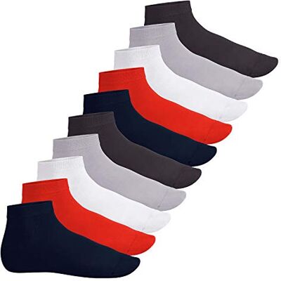 Footstar Sokken voor heren en dames met korte schacht (10 paar) Quarter sokken van katoen Sneak it, Metropolis 39-42 EU Footstar Sokken voor heren en dames met korte schacht (10 paar) Quarter sokken van katoen Sneak it, Metropolis 39-42 EU