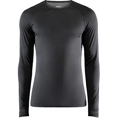 craft Pro Dry Nanoweight 2022 Herenshirt met lange mouwen, zwart, maat L craft Pro Dry Nanoweight 2022 Herenshirt met lange mouwen, zwart, maat L