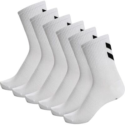 Hummel Hmlchevron sokken, 6 paar, uniseks Hummel Hmlchevron sokken, 6 paar, uniseks