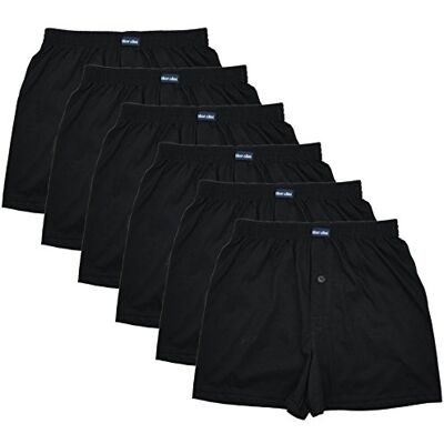 MioRalini 6 heren boxershort in klassieke kleuren 100% katoen zonder zijnaden naadloze maat 5-10, met gulp en knop set 04 XL MioRalini 6 heren boxershort in klassieke kleuren 100% katoen zonder zijnaden naadloze maat 5-10, met gulp en knop set 04 XL