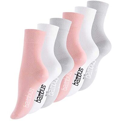 Vincent Set van 6 of 9 paar BAMBUS sokken handgefestonneerde teen zonder elastiek voor mannen en vrouwen 39-42 Vincent Set van 6 of 9 paar BAMBUS sokken handgefestonneerde teen zonder elastiek voor mannen en vrouwen 39-42