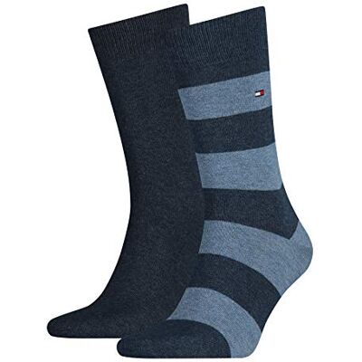 Tommy Hilfiger Th Men Rugby Sock 2p Herensokken (2 stuks) 43-46 EU Tommy Hilfiger Th Men Rugby Sock 2p Herensokken (2 stuks) 43-46 EU