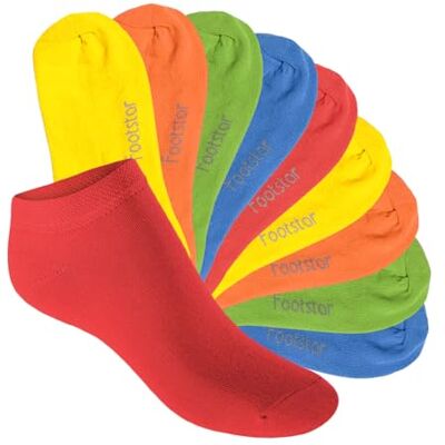Footstar 10 paar sportsokken voor kinderen Sneak it! Korte sokken voor meisjes en jongens, Prism 27-30 Footstar 10 paar sportsokken voor kinderen Sneak it! Korte sokken voor meisjes en jongens, Prism 27-30