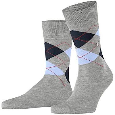 Burlington Manchester M So Cotton Fantasy herensokken (1 stuk), Grijs (Concrete Melange 3615) 40-46 Burlington Manchester M So Cotton Fantasy herensokken (1 stuk), Grijs (Concrete Melange 3615) 40-46