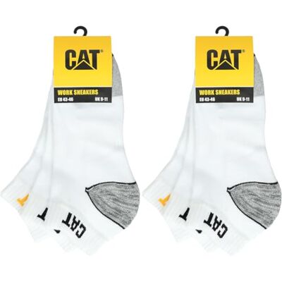CAT erpillar 6 paar sneakers, werksokken, keuze uit maten 39-50, 6 paar witte sokken, 43-46 EU 43-46 CAT erpillar 6 paar sneakers, werksokken, keuze uit maten 39-50, 6 paar witte sokken, 43-46 EU 43-46