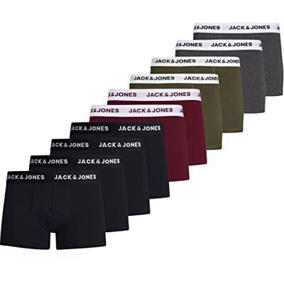 Jack & Jones Jaclogo boxers, boxershorts voor heren, 3 stuks L Jack & Jones Jaclogo boxers, boxershorts voor heren, 3 stuks L